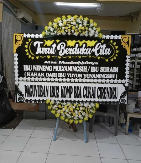 Papan Bunga Duka Kunciran