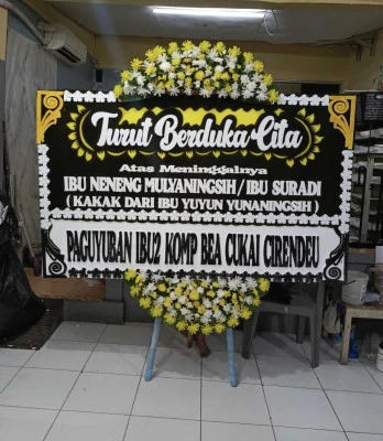 Papan Bunga di Kunciran
