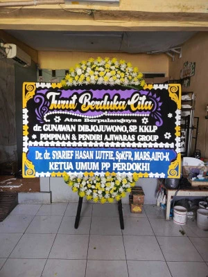 Papan Bunga di Kunciran